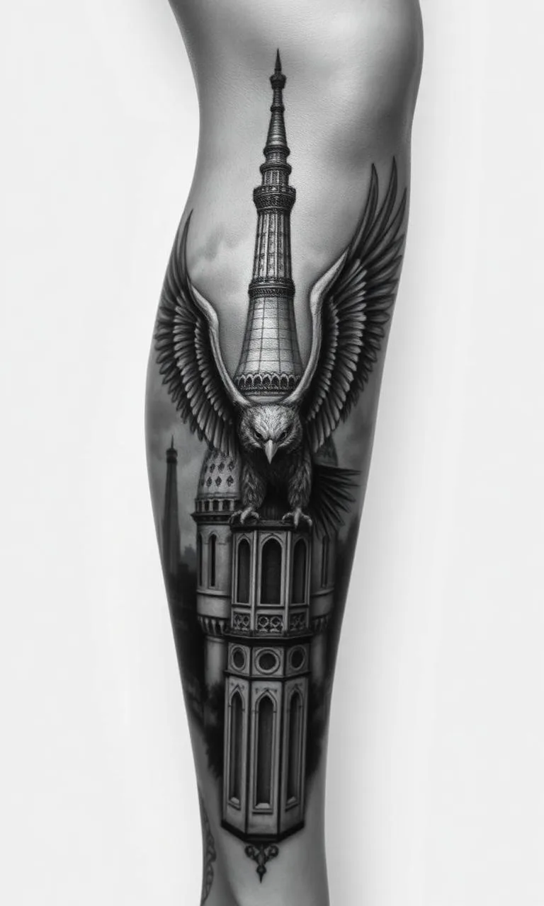 Germany — Leg Sleeve Tattoo, Harmony of Ink Homburg (Saar)
