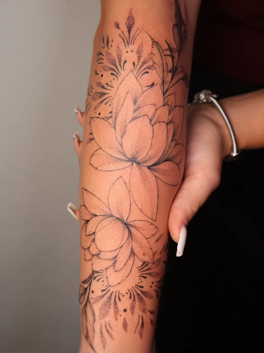 Germany — Leg Sleeve Tattoo, Harmony of Ink Homburg (Saar)