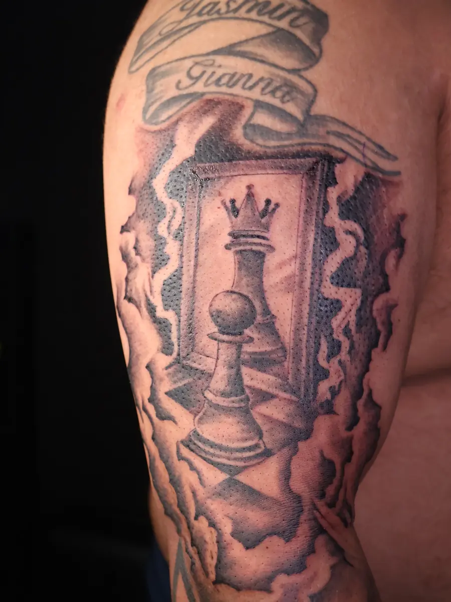 Memento Mori — Reaper & Church Tattoo, Harmony of Ink Homburg (Saar)