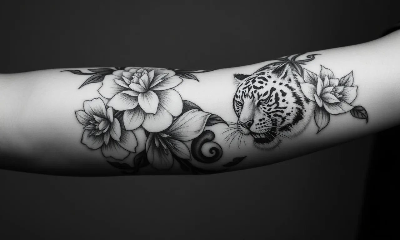 Kenzo — Flower Sleeve Tattoo, Harmony of Ink Homburg (Saar)