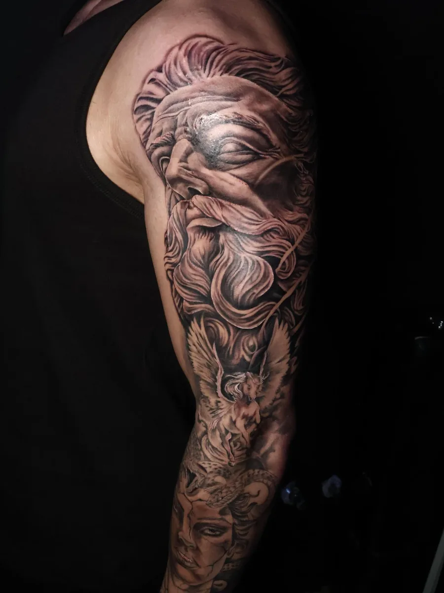 Tiger — Realism · Black & Grey Tattoo, Harmony of Ink Homburg (Saar)