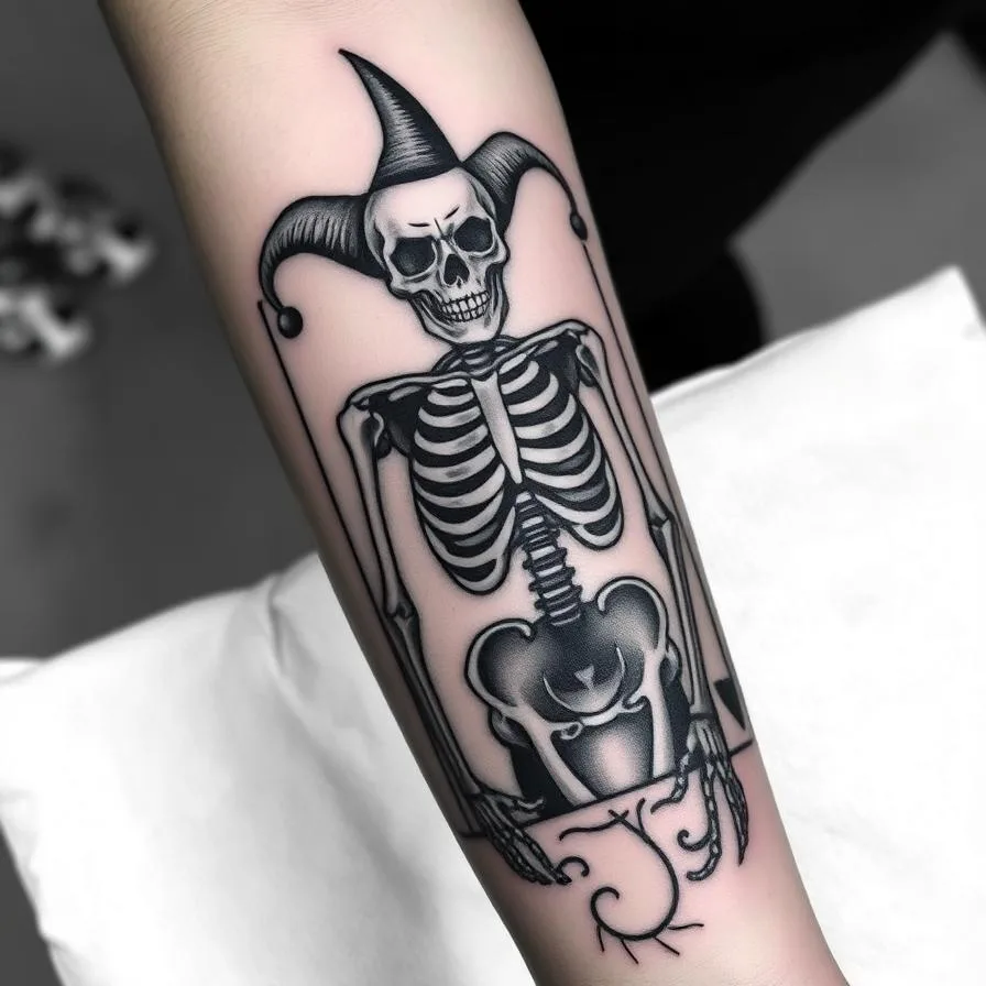 Joker — Skeleton · Dark Art Tattoo, Harmony of Ink Homburg (Saar)