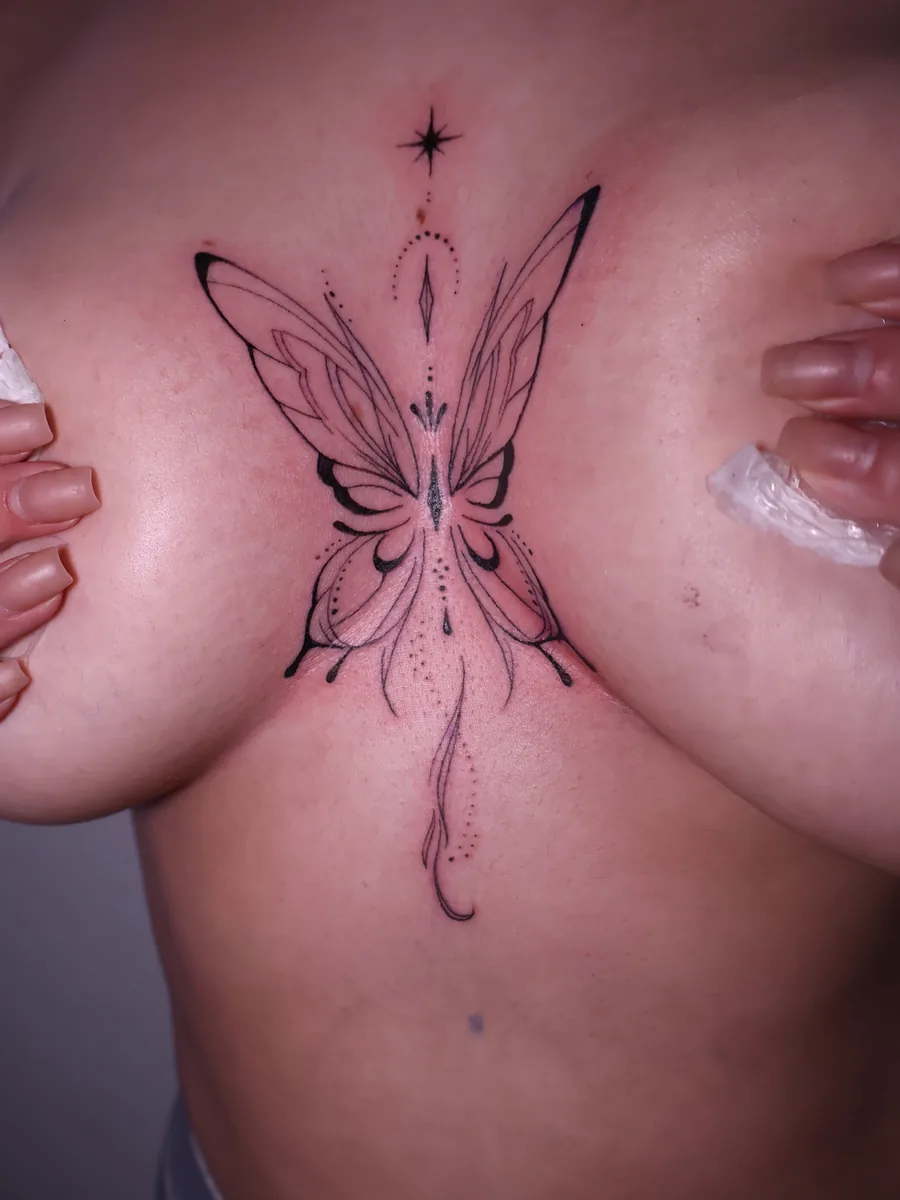 Veni Vidi Vici — Lettering Tattoo, Harmony of Ink Homburg (Saar)